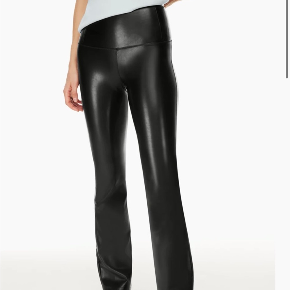 NWT Daria Flare Leather Pant